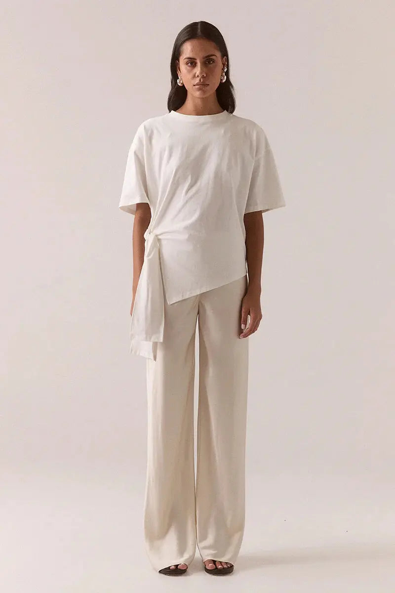 Spring Blake Tee BLAKE TEE - VANILLA - One Palm Studio
