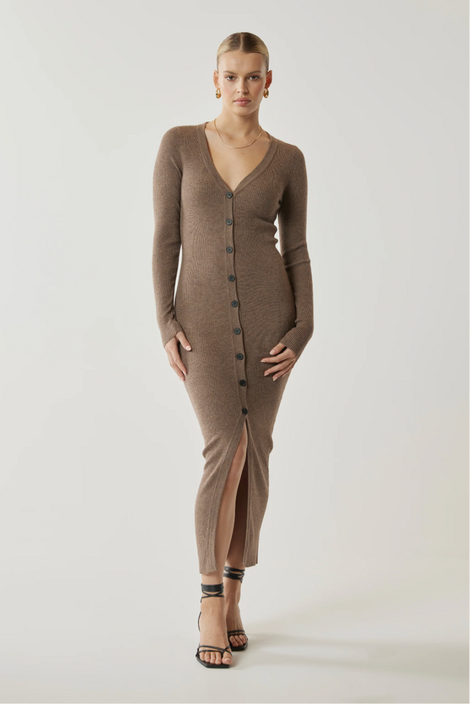 City Sight Knit Dress - One Palm Studio