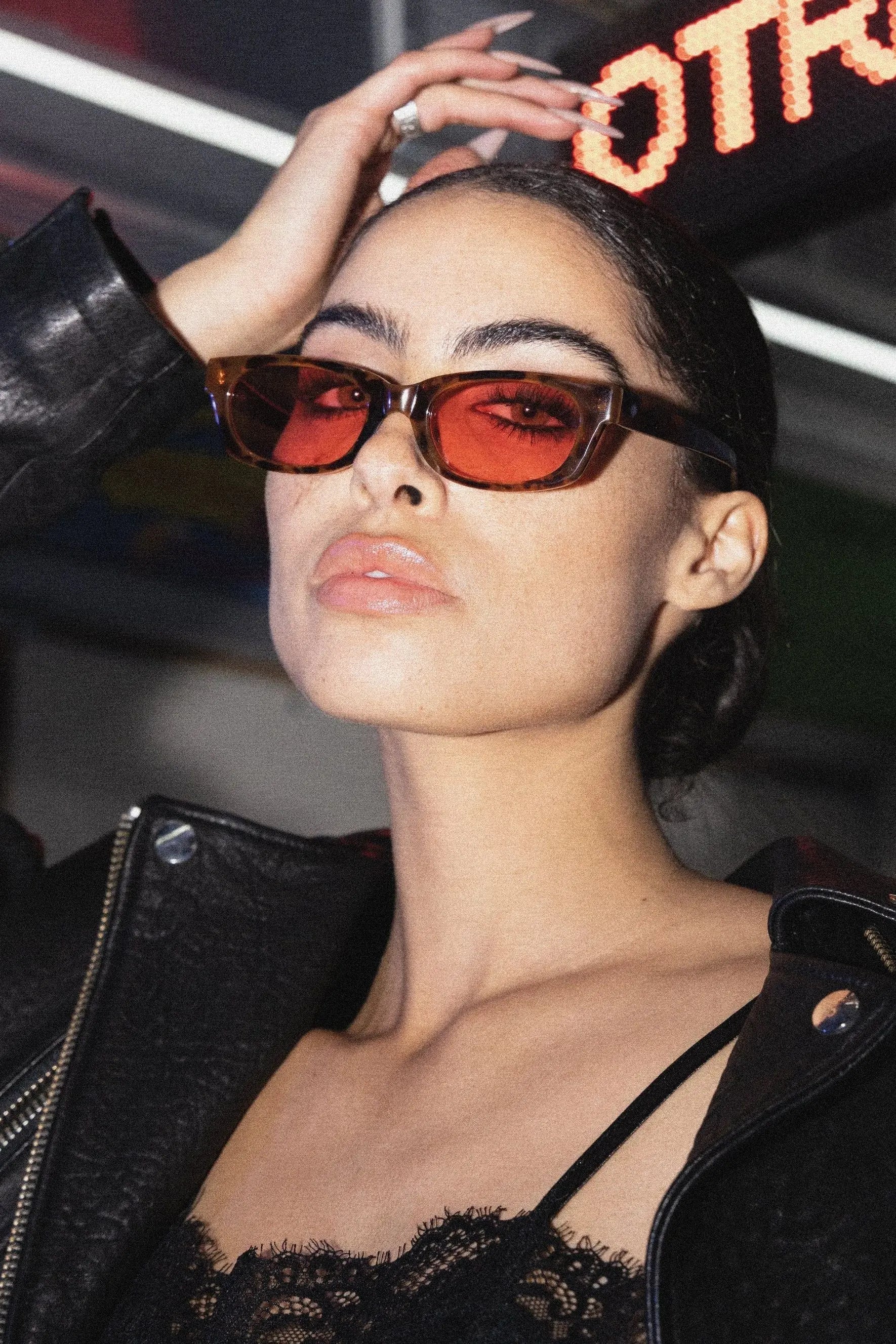 Pallas Wayfarer Sunglasses - Tortoiseshell - One Palm Studio display picture 3