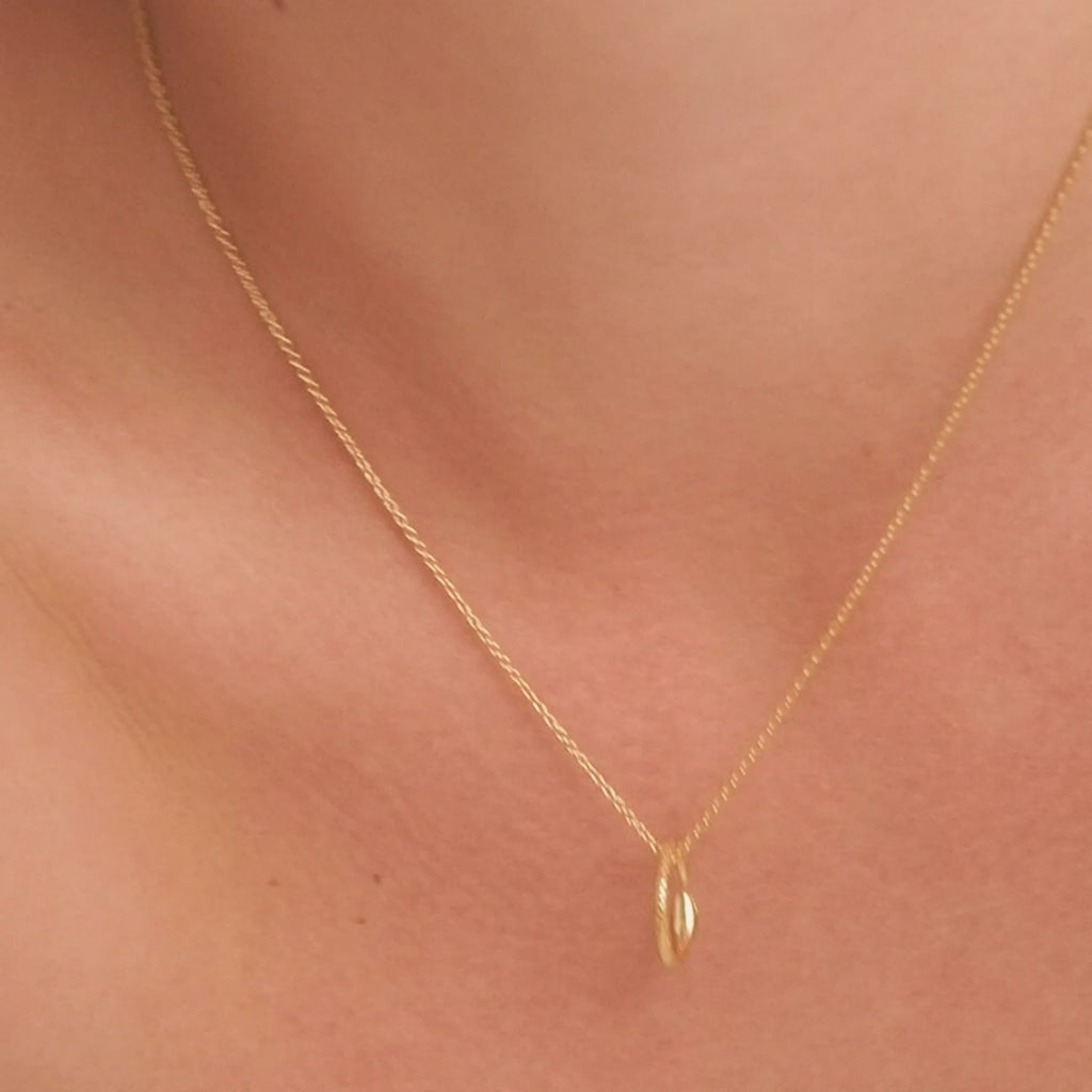 Serpent Necklace Gold - One Palm Studio