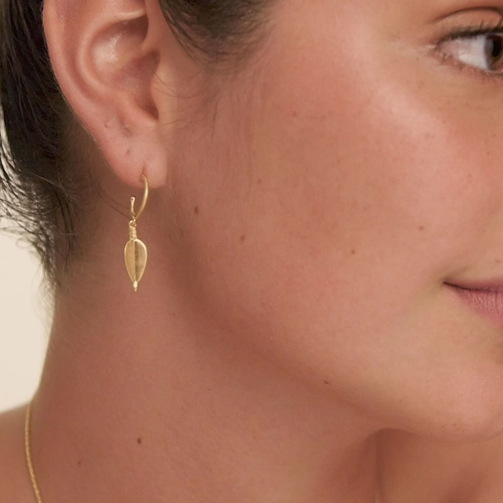 Alena Earrings Gold - One Palm Studio