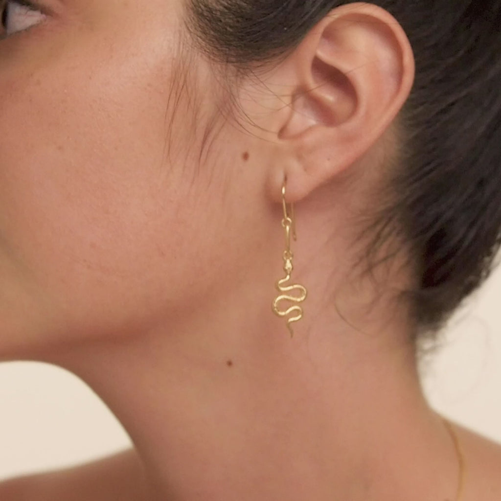 Camila Earrings Gold - One Palm Studio