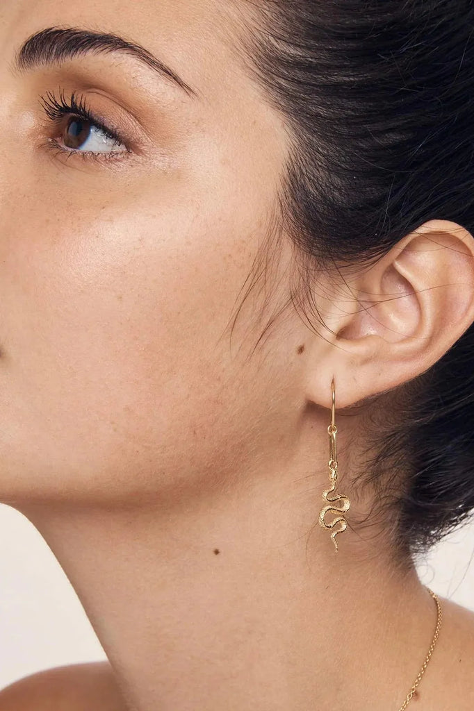 Camila Earrings Gold - One Palm Studio