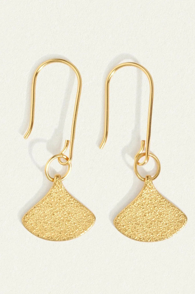 Mallia Earrings Gold - One Palm Studio