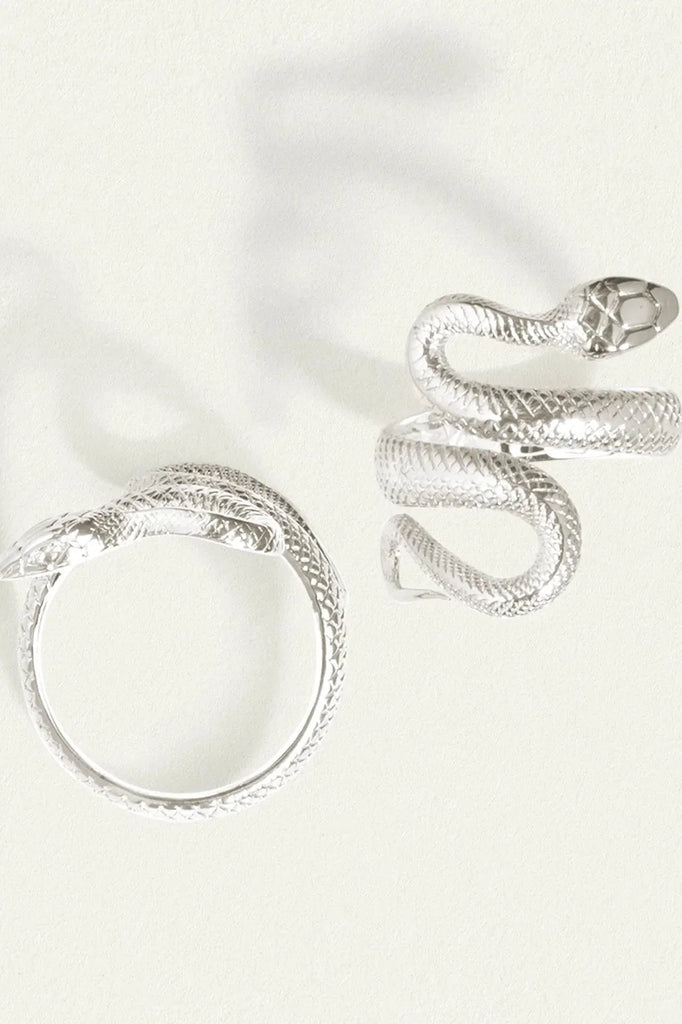 Serpent Ring Silver - One Palm Studio