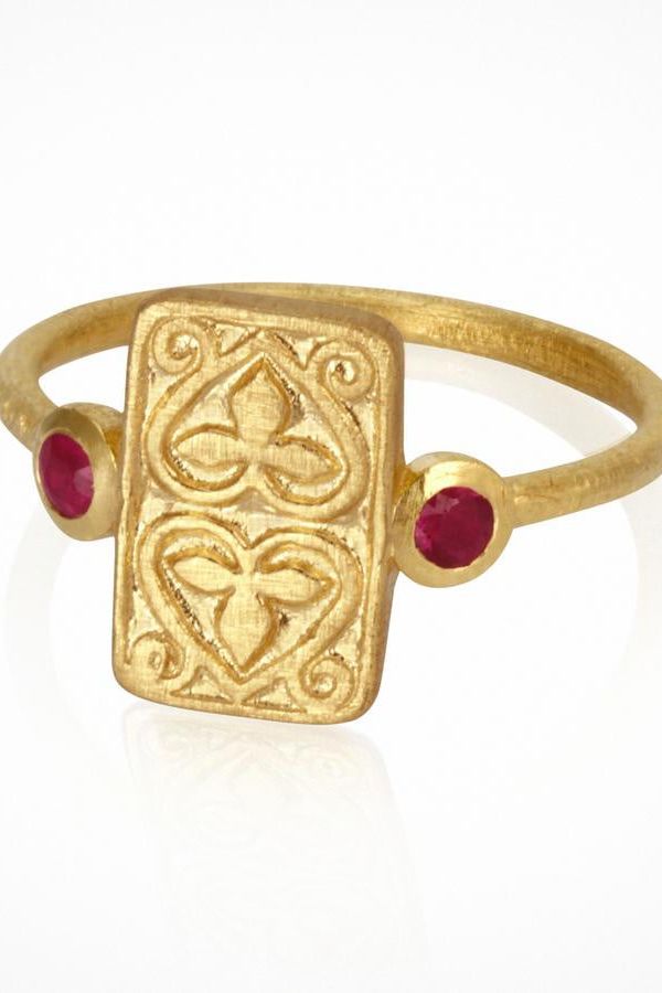 Ruby Seal Ring - One Palm Studio