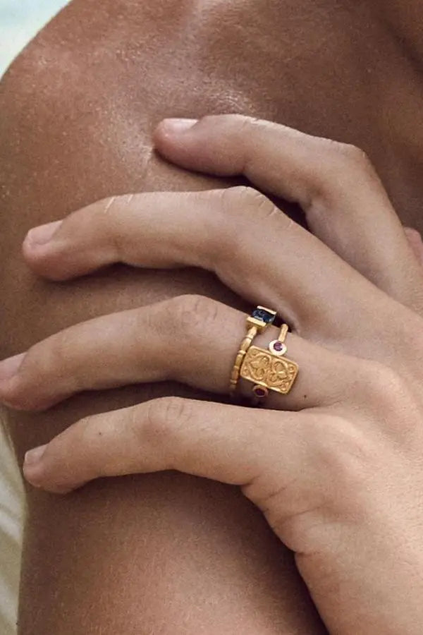 Ali Ruff Seal Rings Designer Ruby Seal Ring For Sale | One Palm Studio