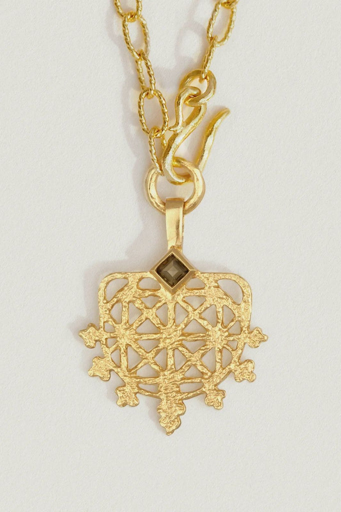 Arinna Lariat Gold Necklace - One Palm Studio