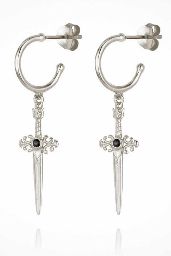 Themis Earring Silver - One Palm Studio