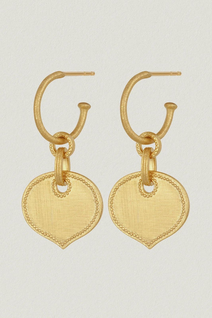 Sadira Earrings Gold - One Palm Studio