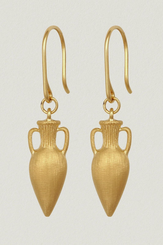 Corinth Earrings Gold - One Palm Studio