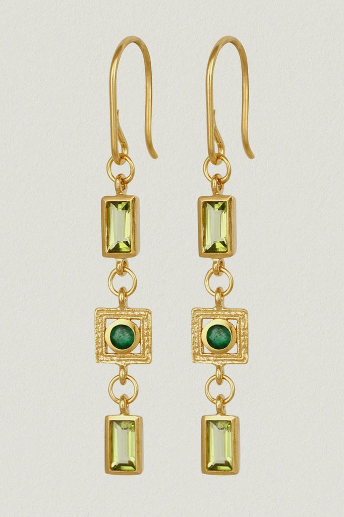 Florence Earrings Gold - One Palm Studio
