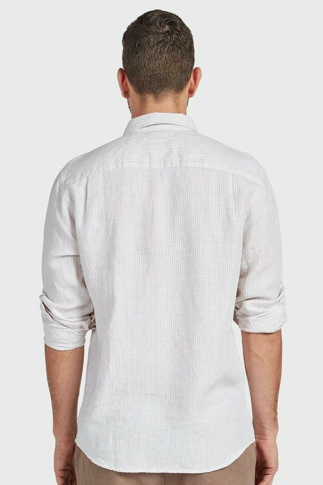 Hampton L/S Pin Stripe Shirt - One Palm Studio