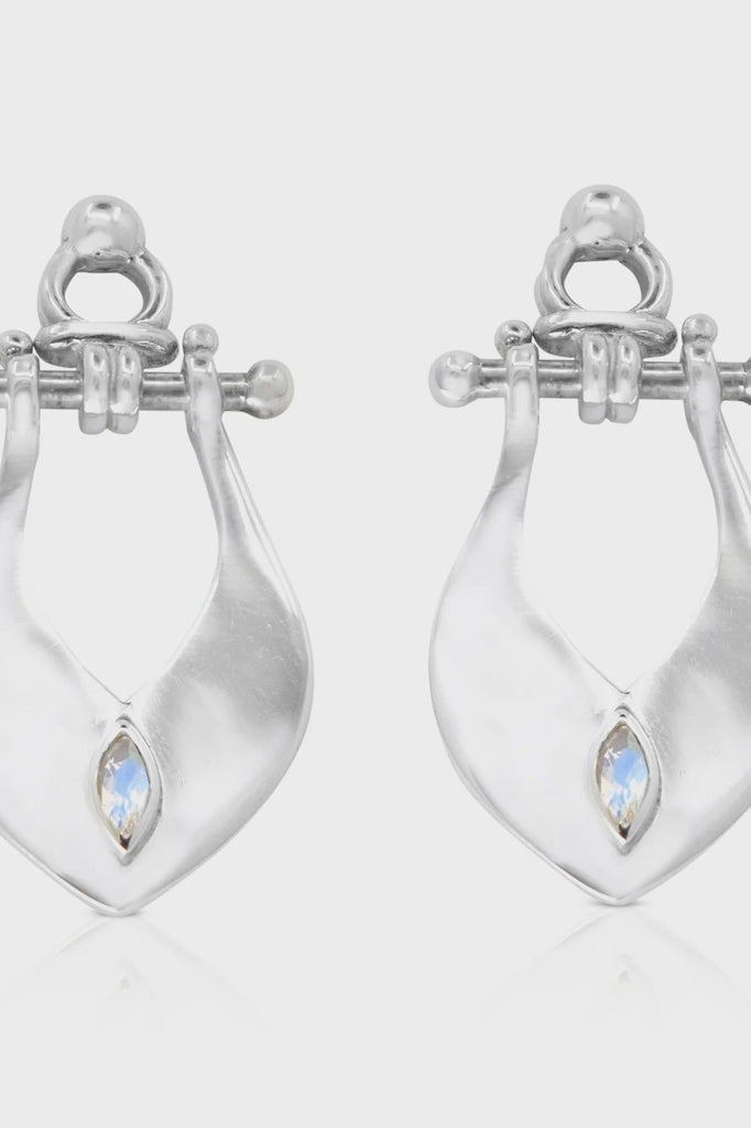Leia Silver Earrings - One Palm Studio
