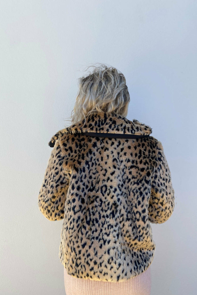 Leopard Fur Jacket - One Palm Studio