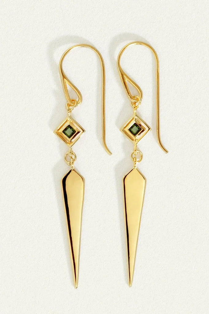 Rhya Earrings Gold - One Palm Studio