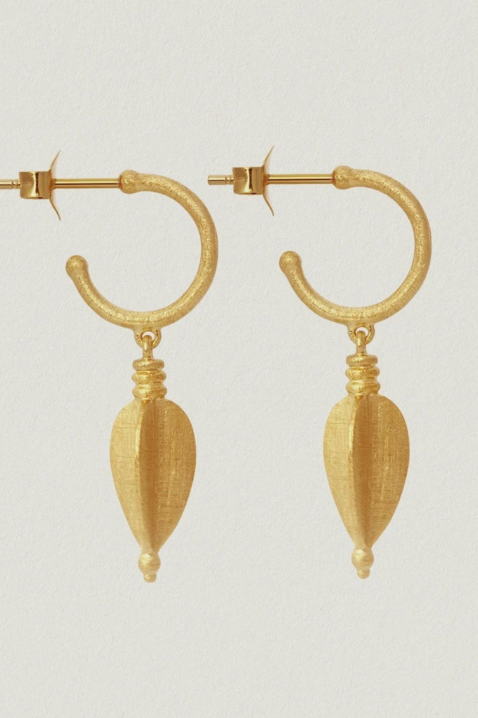 Alena Earrings Gold - One Palm Studio