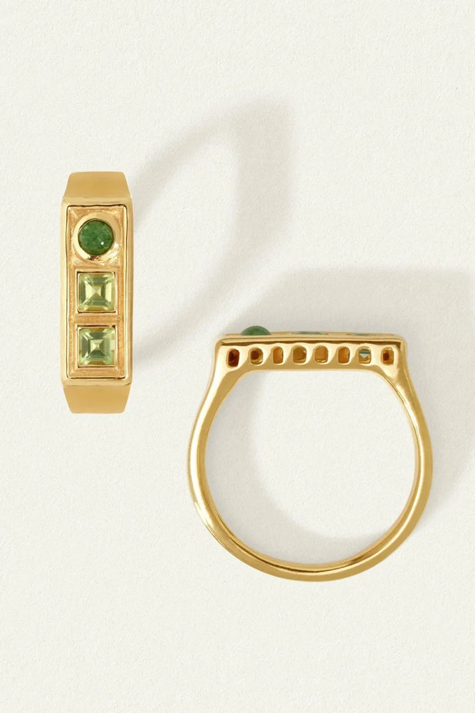 Florence Ring Gold - One Palm Studio