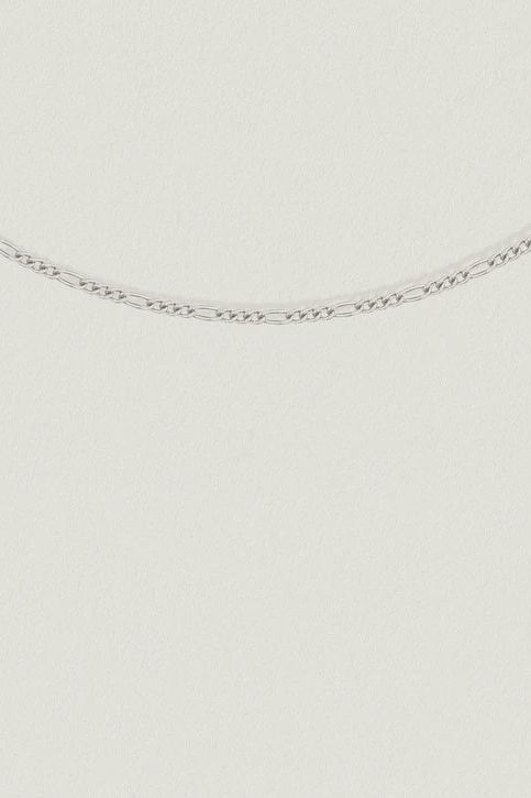 GALA CHAIN NECKLACE SILVER - One Palm Studio