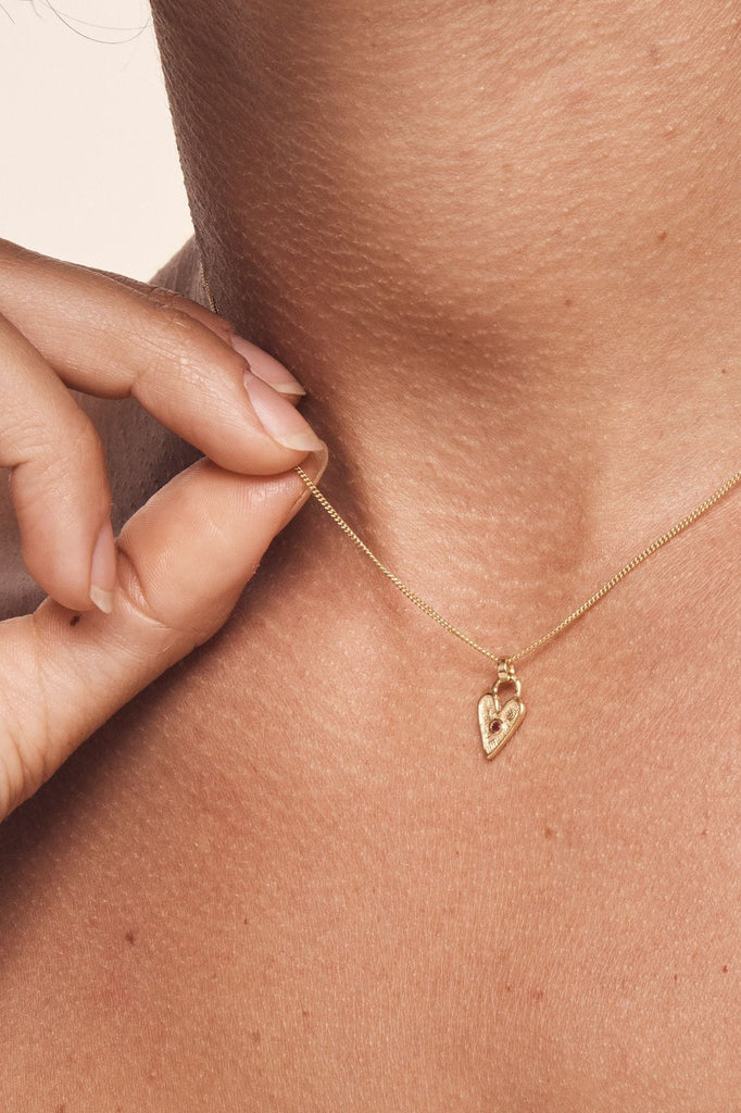 Amore Necklace Gold - One Palm Studio